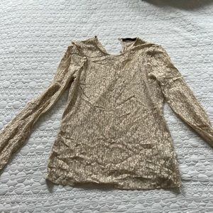 zara lace top